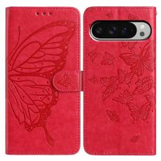 Google Pixel 10 Pro XL/ 9 Pro XL Fodral Fj&auml;ril Tryck R&ouml;d