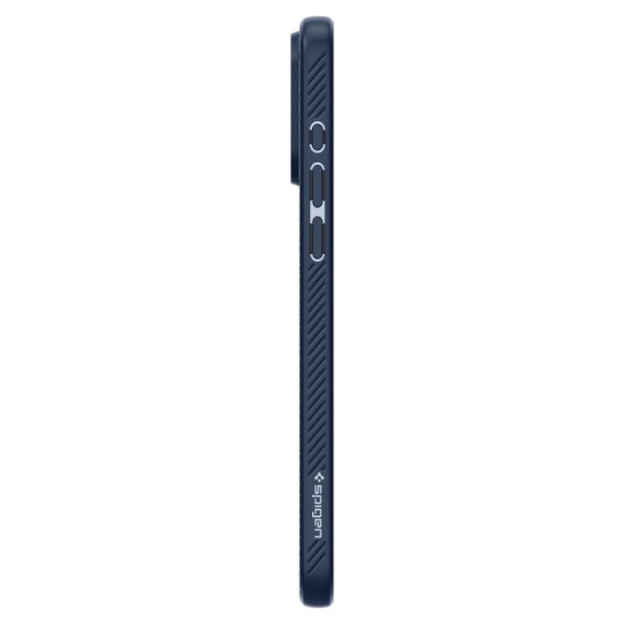 Bild 5, Spigen iPhone 15 Pro Skal Liquid Air Navy Blue