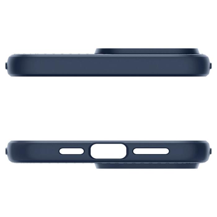 Bild 6, Spigen iPhone 15 Pro Skal Liquid Air Navy Blue