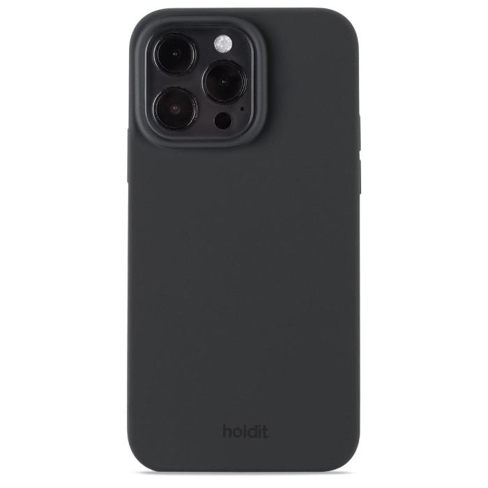 Bild 1, holdit iPhone 15 Pro Max Mobilskal Silikon Svart