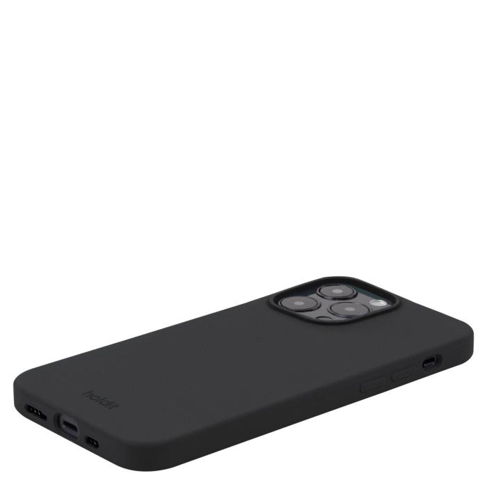 Bild 3, holdit iPhone 15 Pro Max Mobilskal Silikon Svart