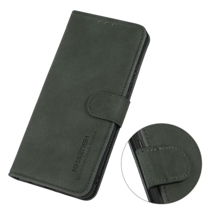 Bild 5, KHAZNEH Samsung Galaxy Xcover 7 Fodral Läder Grön