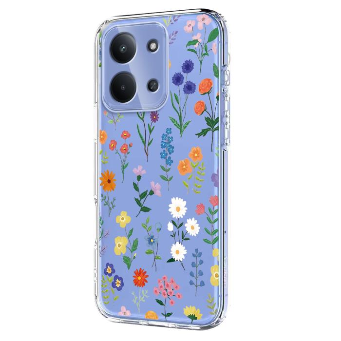 Bild 2, Xiaomi Redmi 15C Skal Med Tryck Blommor