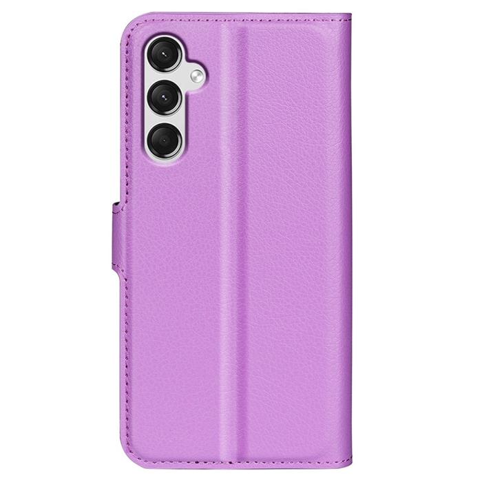 Bild 6, Samsung Galaxy A25 5G Fodral Litchi Läder Lila