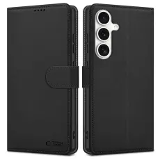 Tech-Protect Samsung Galaxy S25 Fodral L&auml;der Svart