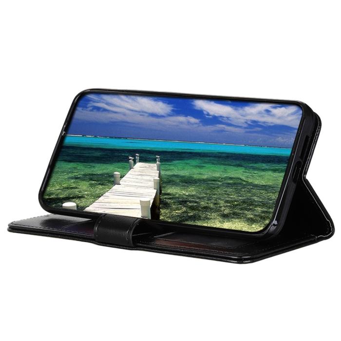 Bild 3, Xiaomi Redmi 10 5G Fodral Crazy Horse Svart