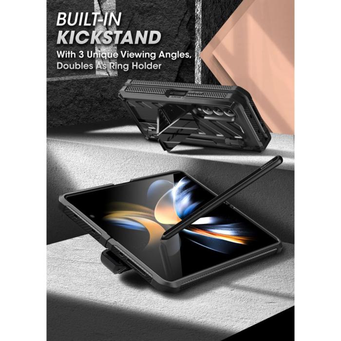 Bild 4, Supcase Galaxy Z Fold 4 Skal Unicorn Beetle Pro Svart