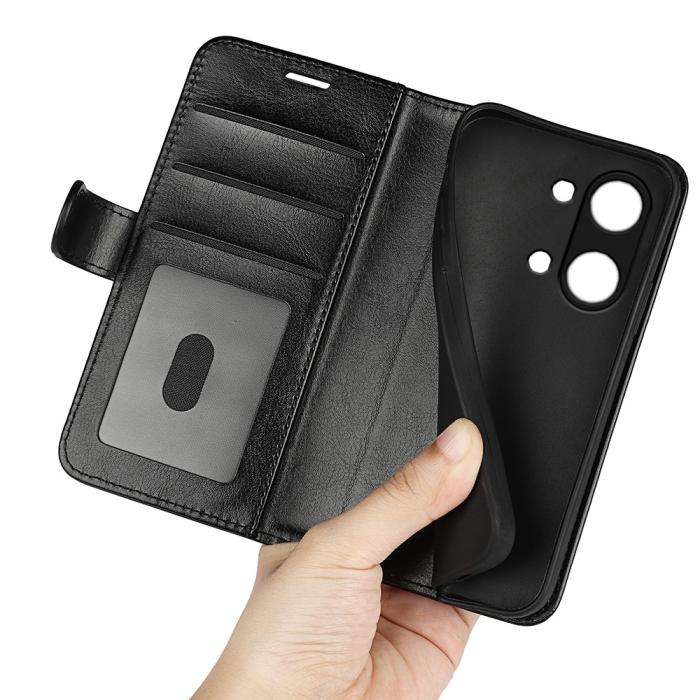 Bild 5, OnePlus Nord 3 5G Fodral Crazy Horse Läder Svart