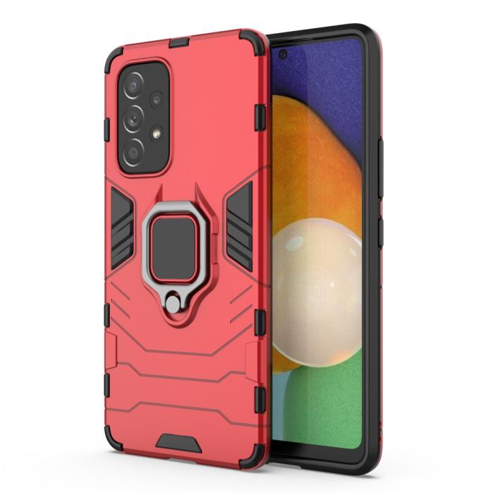Bild 1, Samsung Galaxy A53 5G Skal Ring Armor Hybrid Röd