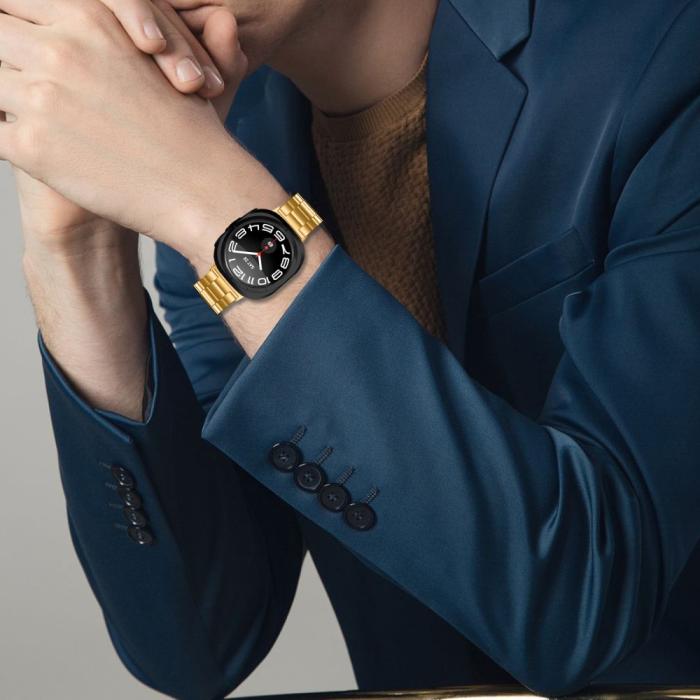 Bild 5, Galaxy Watch Ultra (2025) 47 mm Klockarmband Rostfritt Stål Guld