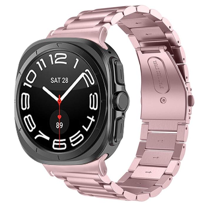 Bild 3, Galaxy Watch Ultra (2025) / 47 mm Klockarmband Rostfritt Stål Rosa