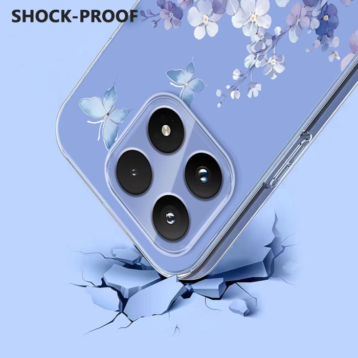 Bild 2, Xiaomi 17 Skal TPU Blommor Violer
