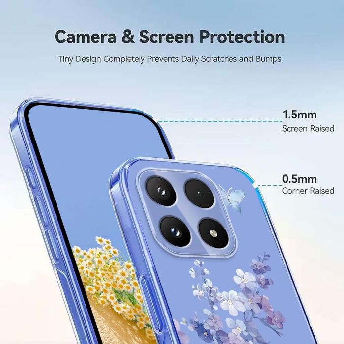 Bild 3, Xiaomi 17 Skal TPU Blommor Violer