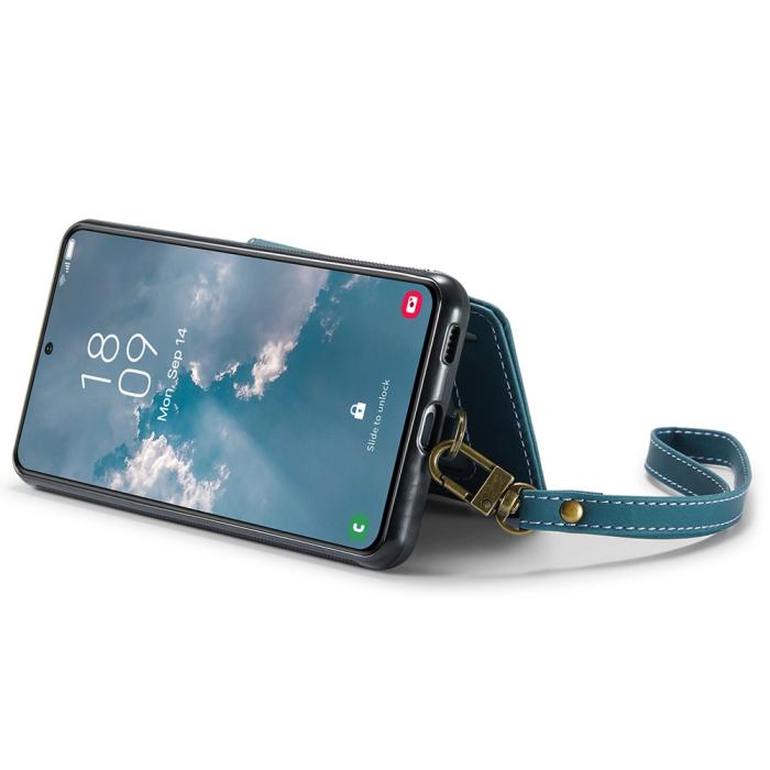 Bild 3, CASEME Galaxy S23 Plus Skal Med Magnetisk Plånbok Blå