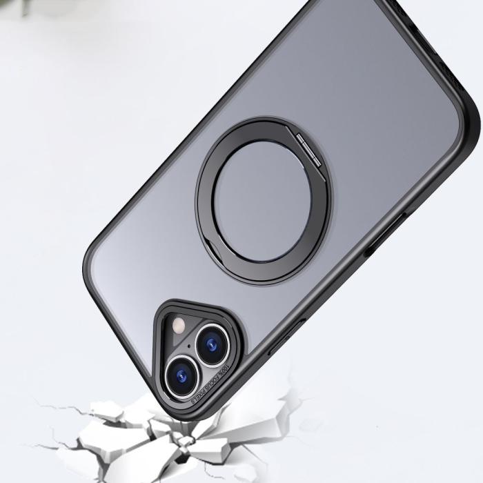 Bild 2, Tech-Protect iPhone 17e / 16e Skal MagSafe MagRing Matt Svart