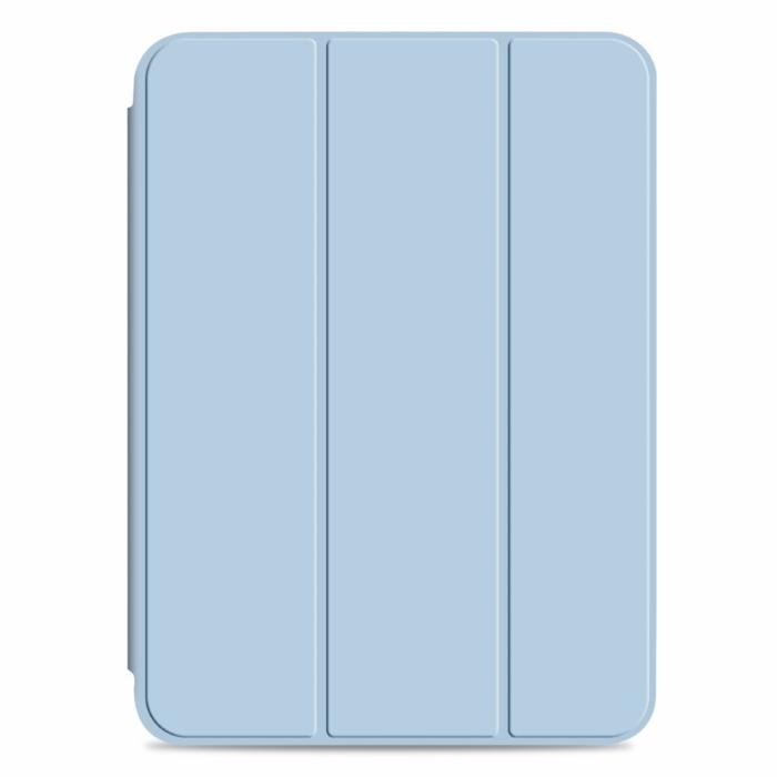 Bild 2, iPad Mini 2024/2021 Fodral Slim Tri-Fold Pennhållare Ljus Blå