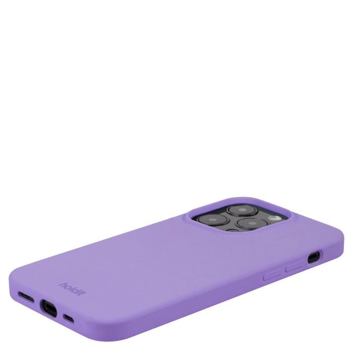 Bild 3, holdit iPhone 14 Pro Mobilskal Silikon Violet