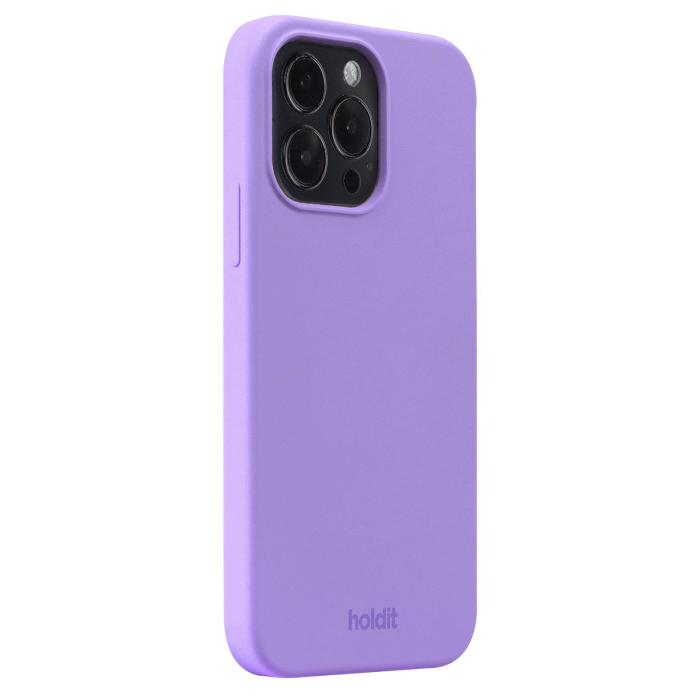 Bild 2, holdit iPhone 14 Pro Max Mobilskal Silikon Violet