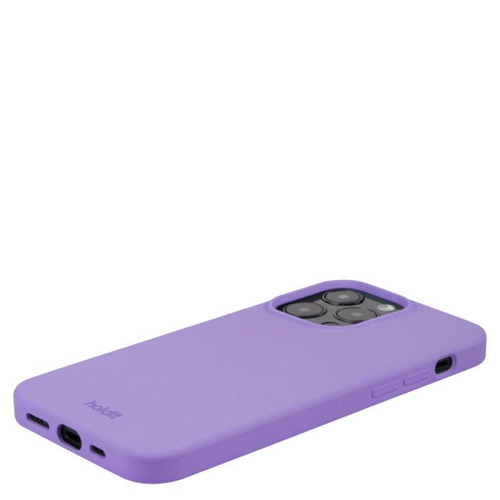 Bild 3, holdit iPhone 14 Pro Max Mobilskal Silikon Violet
