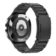 Samsung Galaxy Watch 8 46/44/40 mm Armband Metall Svart