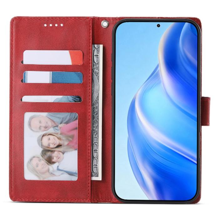 Bild 2, Samsung Galaxy A37 5G Fodral Läder Röd