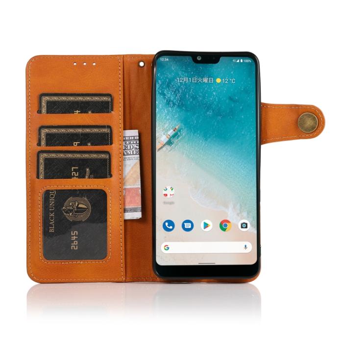 Bild 6, KHAZNEH Samsung Galaxy S22 Fodral Läder Brun