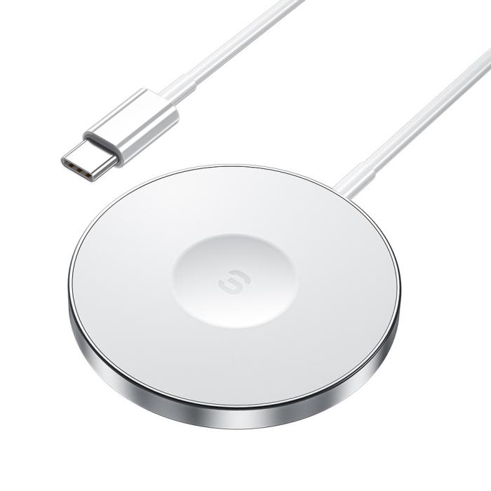 Bild 1, ESSAGER 15W MagSafe Trådlös Laddare Vit