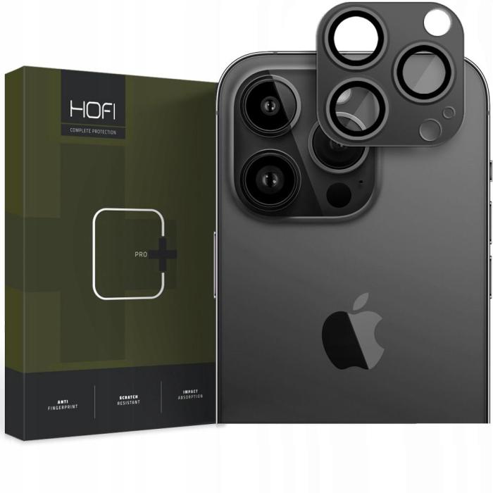 Bild 1, HOFI iPhone 14 Pro / 14 Pro Max Linsskydd FullCam Pro+ Svart