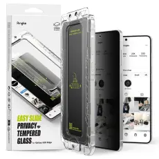 Ringke Galaxy S25 Edge 2-PACK Easy Slide Sk&auml;rmskydd Privacy