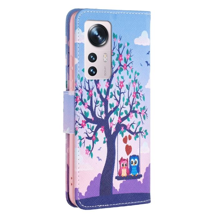 Bild 3, Xiaomi 12 Fodral Med Tryck Owl Tree