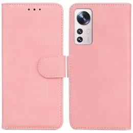 Xiaomi 12 Pro Fodral Skin Touch Ljus Rosa