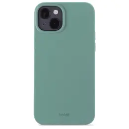 holdit iPhone 15 Plus Mobilskal Silikon Moss Green