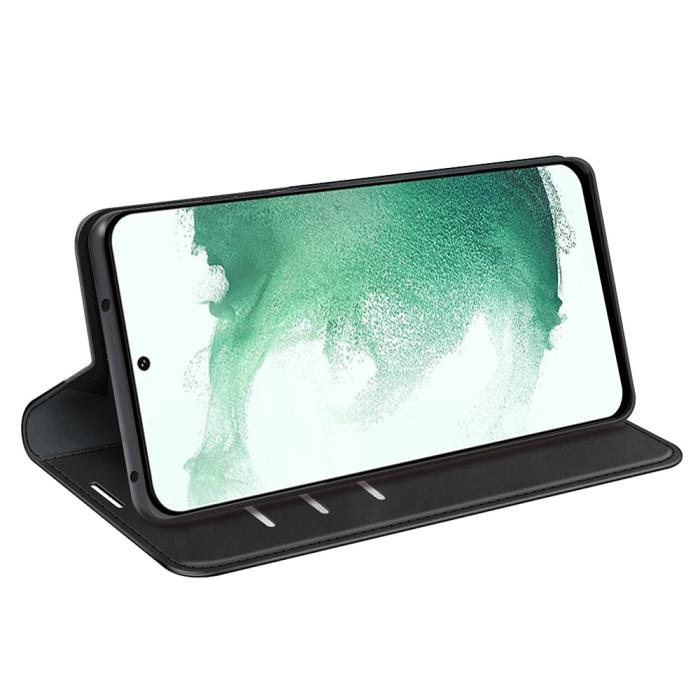 Bild 3, Samsung Galaxy S23 Plus Flip Fodral Skin Touch Svart