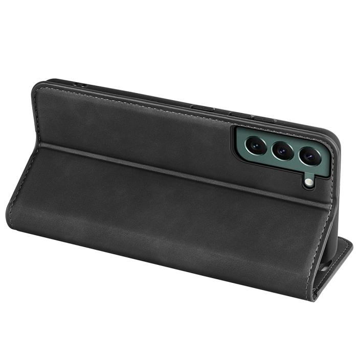 Bild 4, Samsung Galaxy S23 Plus Flip Fodral Skin Touch Svart