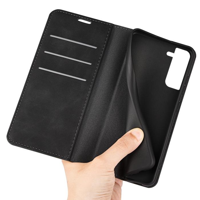 Bild 5, Samsung Galaxy S23 Plus Flip Fodral Skin Touch Svart