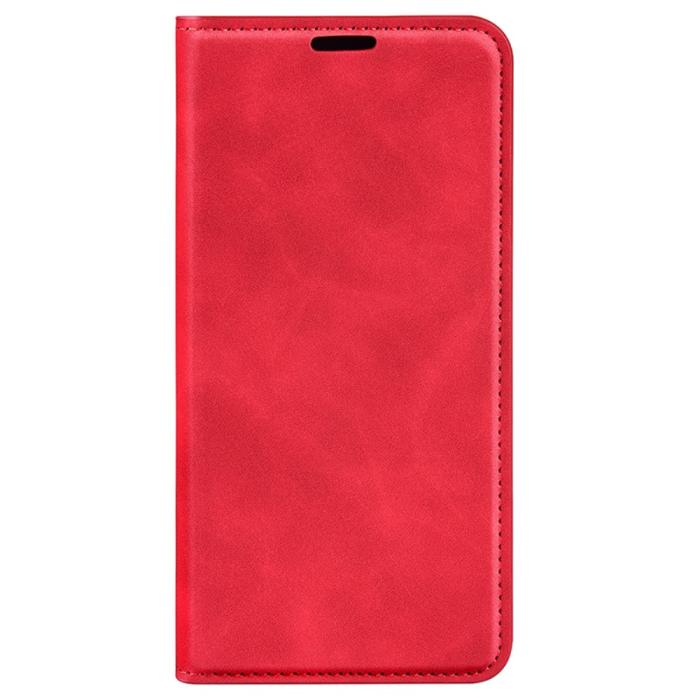 Bild 5, iPhone 16 Pro Fodral Flip Läder Röd