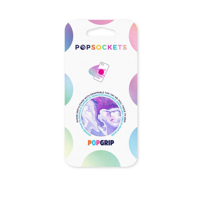 Bild 2, PopSockets Avtagbart Grip med Ställfunktion Lavender Flow