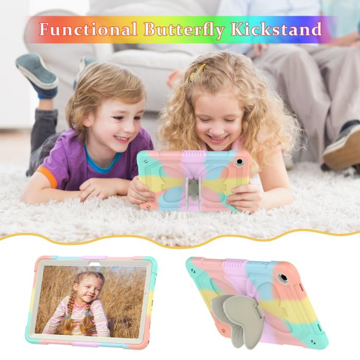 Bild 4, Samsung Galaxy Tab A9 Plus Fodral Butterfly Shockproof Hybrid