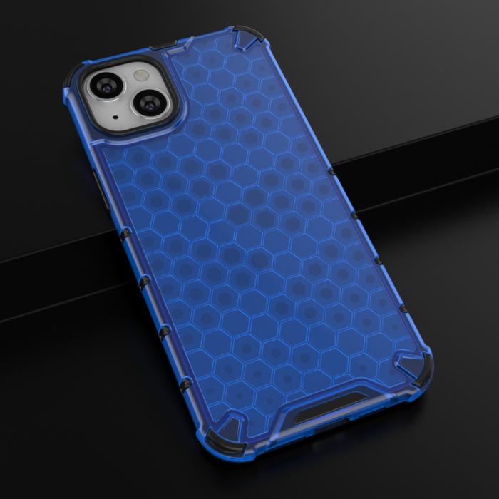 Bild 5, iPhone 15 Plus Skal Honeycomb Shockproof Blå