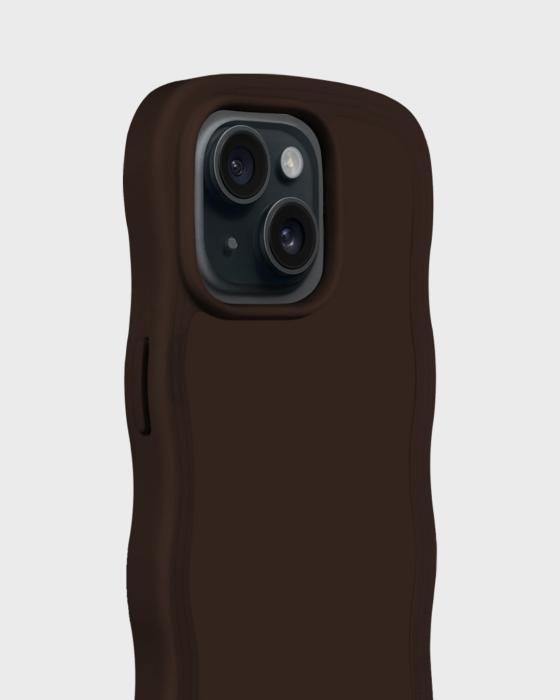 Bild 3, holdit iPhone 15 / 14 / 13 Skal Wavy Chocolate
