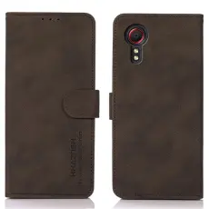 KHAZNEH Samsung Galaxy Xcover 7 Fodral L&auml;der Brun