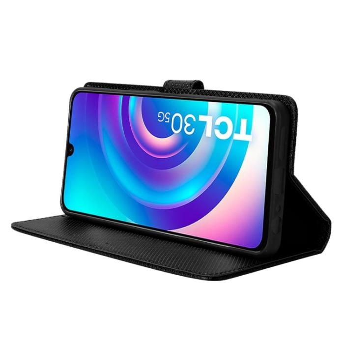 Bild 5, TCL 30+ (2022) Fodral Vävd Textur Svart