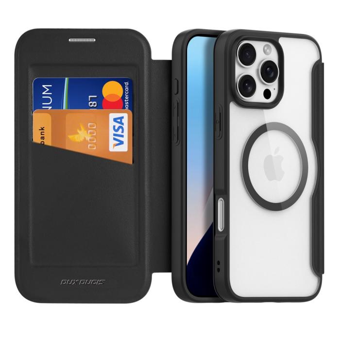 Bild 2, DUX DUCIS iPhone 16 Pro Fodral MagSafe Skin X Pro Svart
