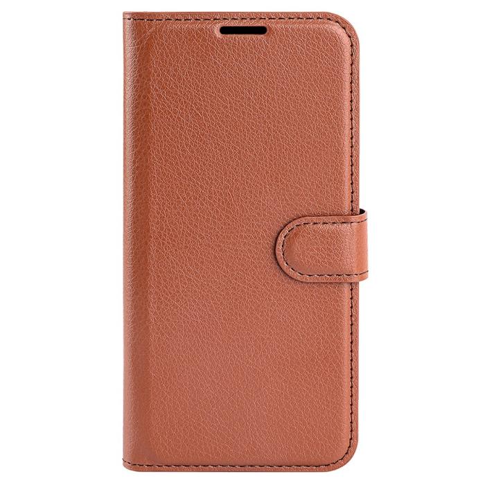 Bild 5, Samsung Galaxy A25 5G Fodral Litchi Läder Brun