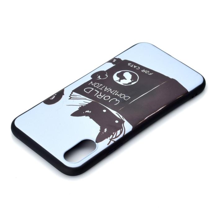Bild 4, iPhone Xs Max - TPU Skal - Reading Cat