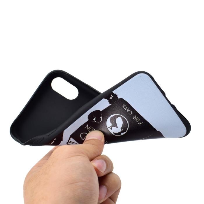 Bild 5, iPhone Xs Max - TPU Skal - Reading Cat