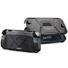 Tech-Protect Nintendo Switch 2 Fodral Carbonox Svart