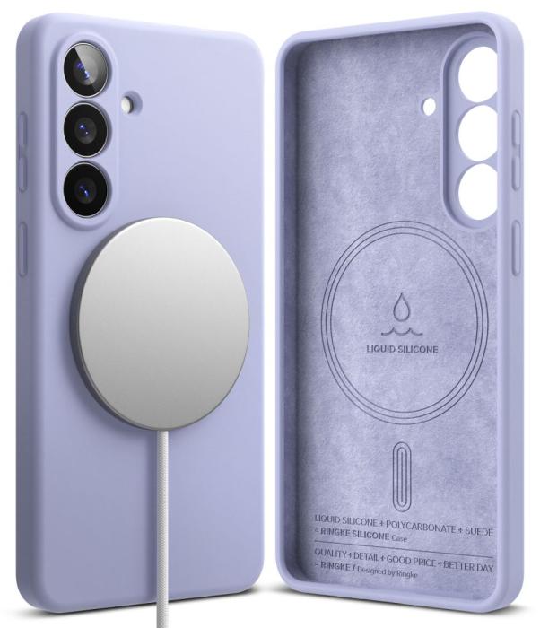 Bild 2, Ringke Samsung Galaxy S26 Skal MagSafe Silicone Lavender