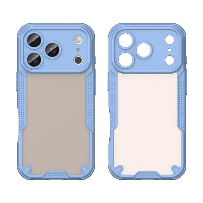 Bild 2, 18 Pro Max/17 Pro Max Skal Frostat Transparent/Blå