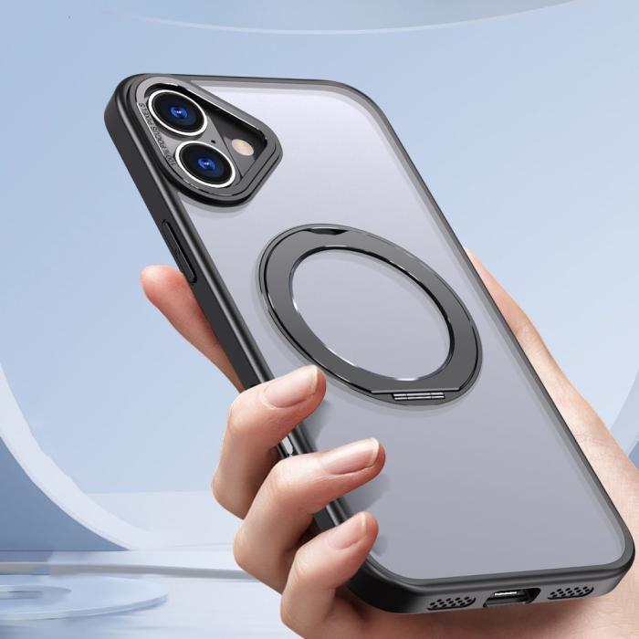 Bild 3, Tech-Protect iPhone 17e / 16e Skal MagSafe MagRing Matt Svart